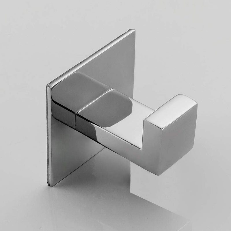 Celbon Stainless Steel Bathroom Towel Hook Self Adhesive Robe Coat Hook in Bathroom,No Screw Need and Chrome Finish â€¦ - Image 3